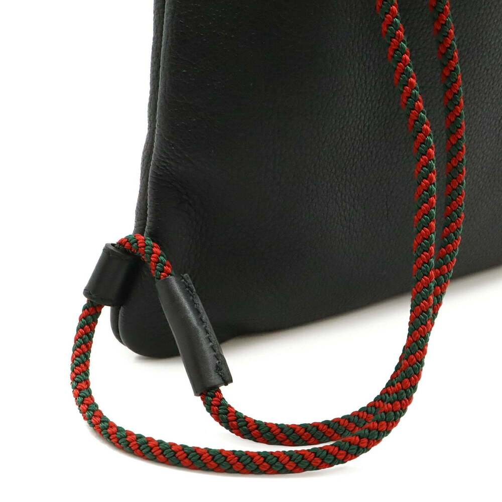 GUCCI Black Leather Backpack - Picture 6 of 9